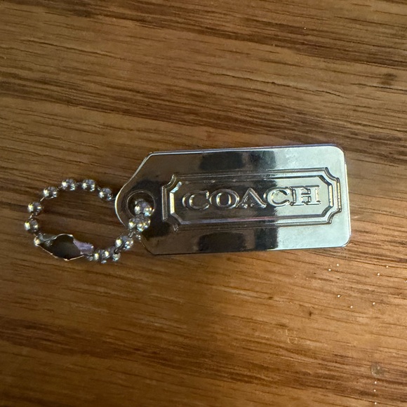 Coach Accessories - Coach Silver tag